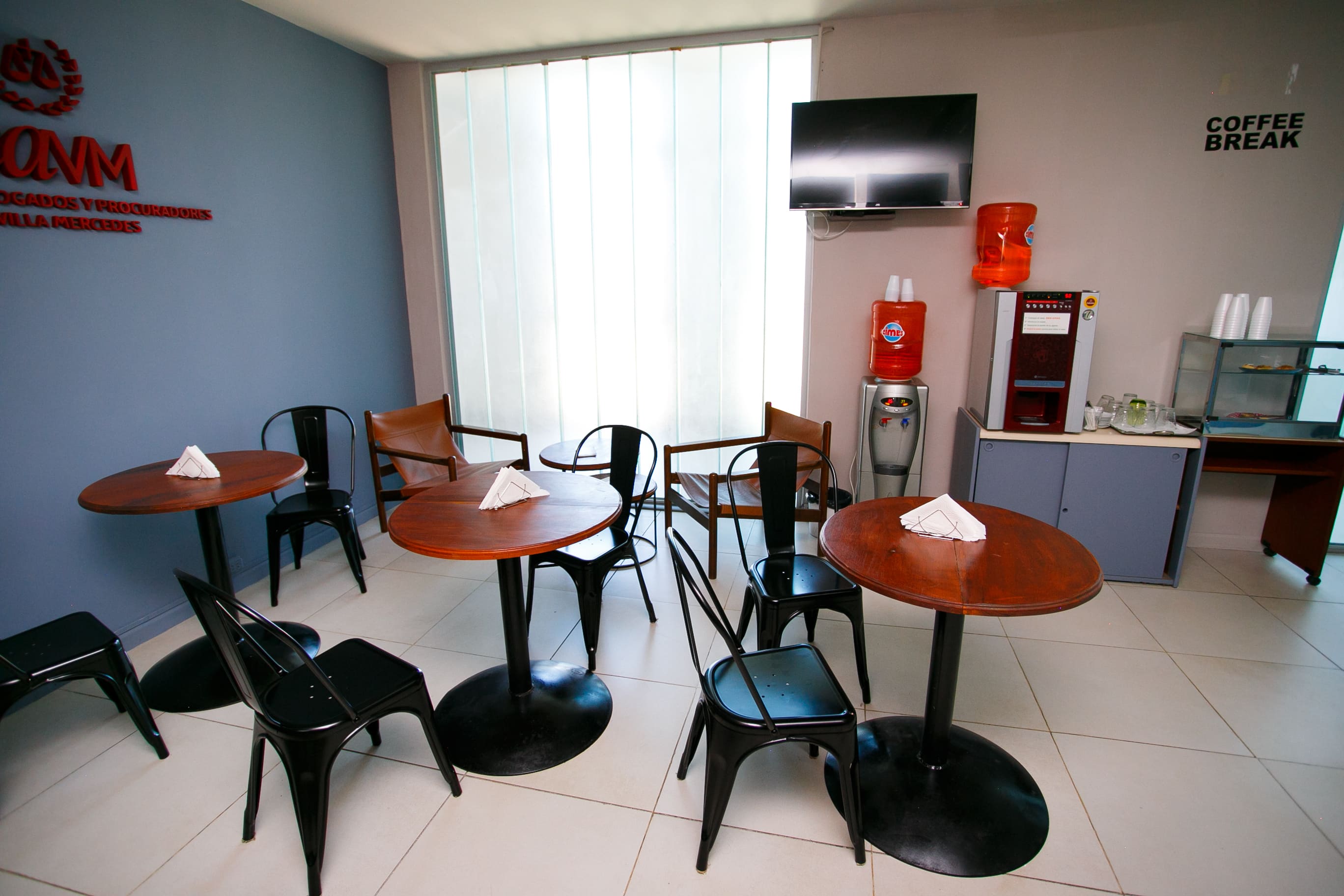 Instalaciones internas del Colegio de Abogados