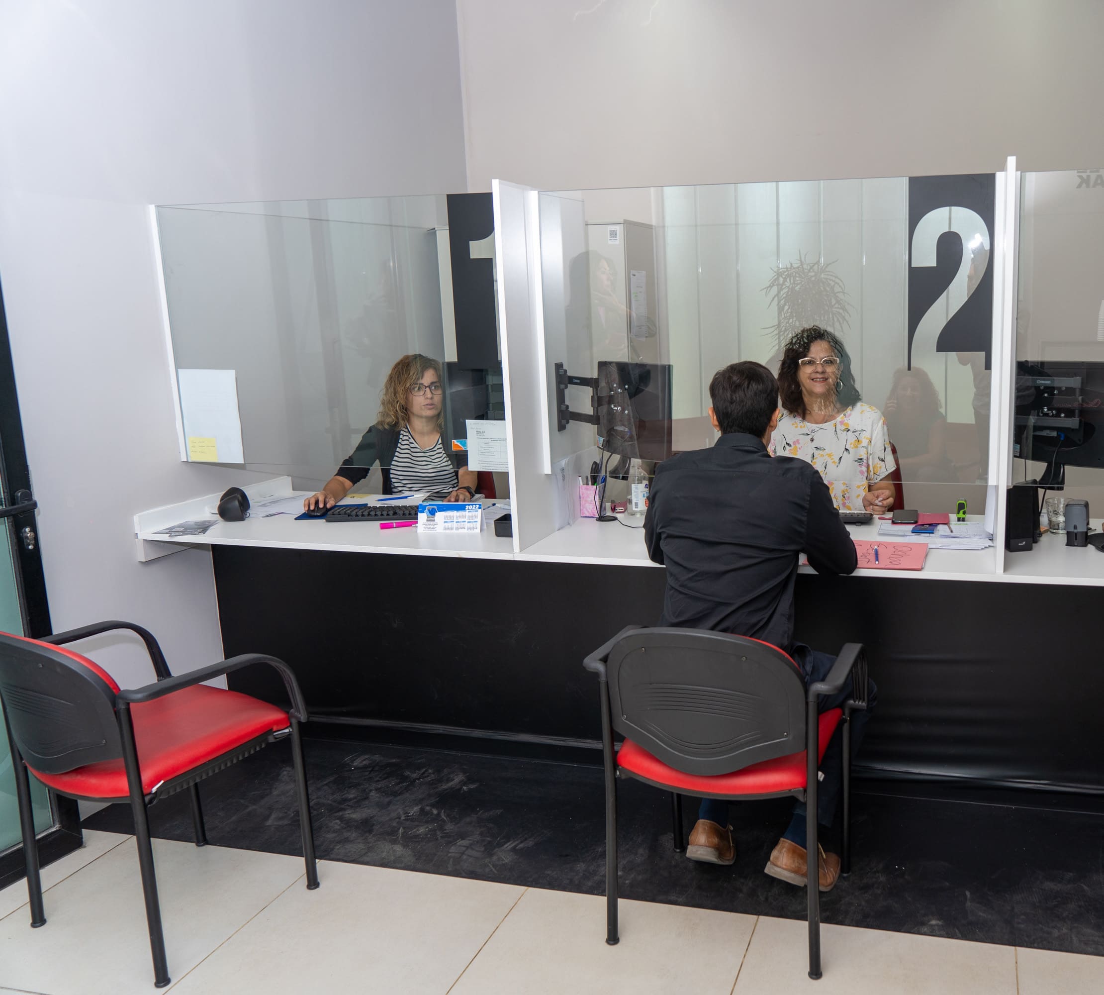 Área de atención al público del Colegio de Abogados